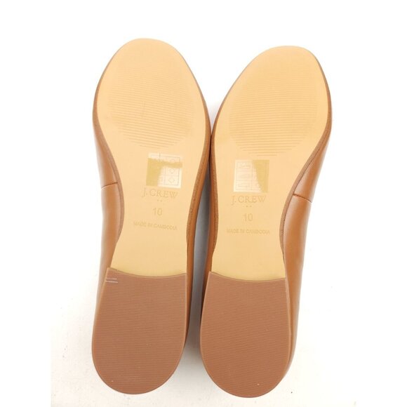 J. Crew Factory Bow Tan Loafers Size 10 Classic Style Office Academia Classic - Picture 9 of 9